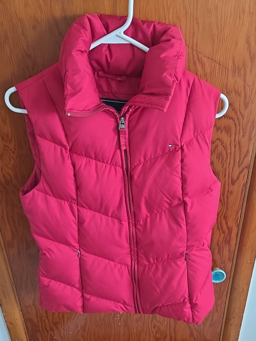 Tommy Hilfiger Hot Pink Quilted Puffer Vest